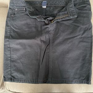 Gap, black skirt cotton, 1% lyrca, size 14
